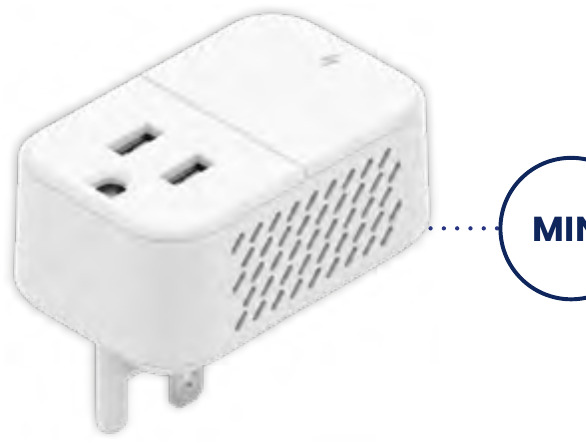 PROTECTOR DE VOLTAJE 15A 1800W 120V AC X3 SALIDAS MERCURY
