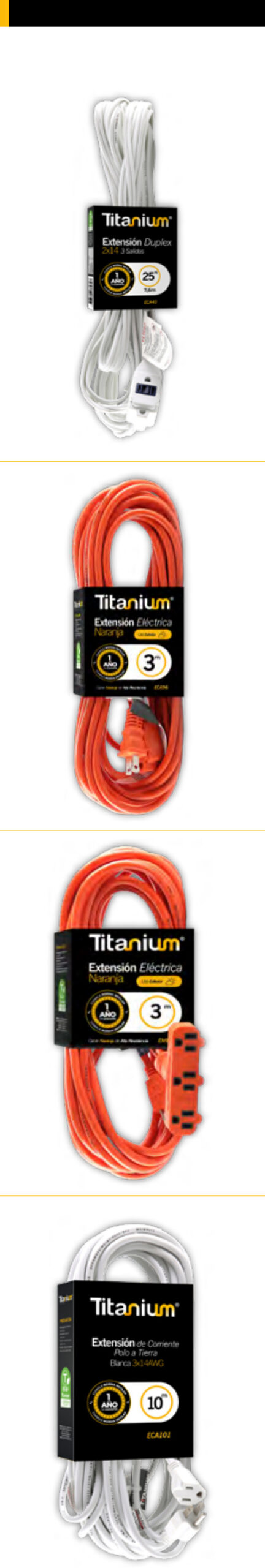 EXTENSION DUPLEX 2X14 25FT (7,6 m) LINEA HOGAR