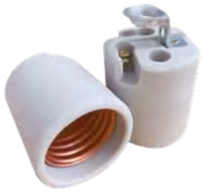 PORTALAMPARA CAUCHO EXTERIOR E27 TITANIUM