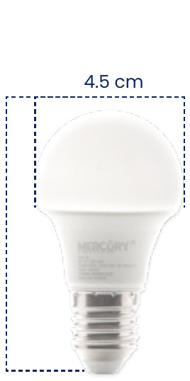 BOMBILLO 3W mercury 3000k MERCURY