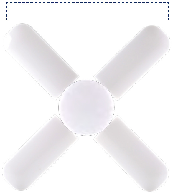 BOMBILLO 4ASPA 50W
