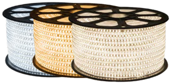 CINTA LED CALIDA X MTS 110V MERCURY CORT 10CM