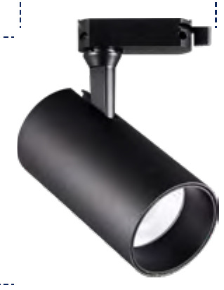SPOT LED LISO NEGRO 30W 3500K MERCURY