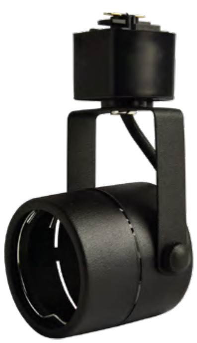 SPOT RIEL REDONDO BLANCO BASE GU10 H-57MM