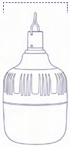 BOMBILLO LED 50W EMERGENCIA 6500K MERCURY