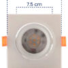 BALA LED 7W 3000K BLANCA CUADRADA