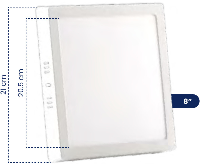 PANEL LED 24W 6500KSOBREPONER CUADRADA MERCURY