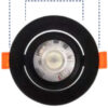 BALA LED 5W 6500K NEGRA REDONDA