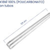 LAMPARA HERMETICA LED 2X18W
