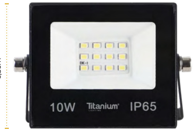 REFLECTOR LED TITANIUM 10W CALIDO 3000K TABLET