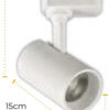 SPOT LED LISO BLANCO 20W 3000K TITANIUM