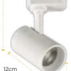 SPOT LED LISO NEGRO TITANIUM 20W 6500K