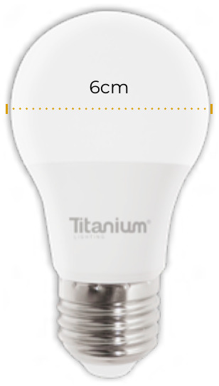 BOMBILLO LED TITANIUM 12W 6500K E27/A60