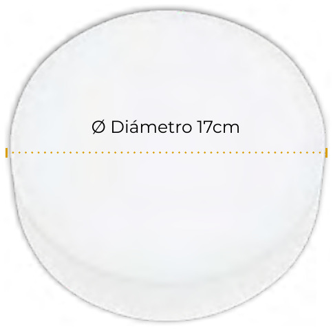 PANEL LED FRAMELESS 24W 6500K SOBREPONER REDONDO TITANIUM