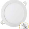 PANEL LED 18W 6500K INCRUSTAR REDONDO ZAFIRO