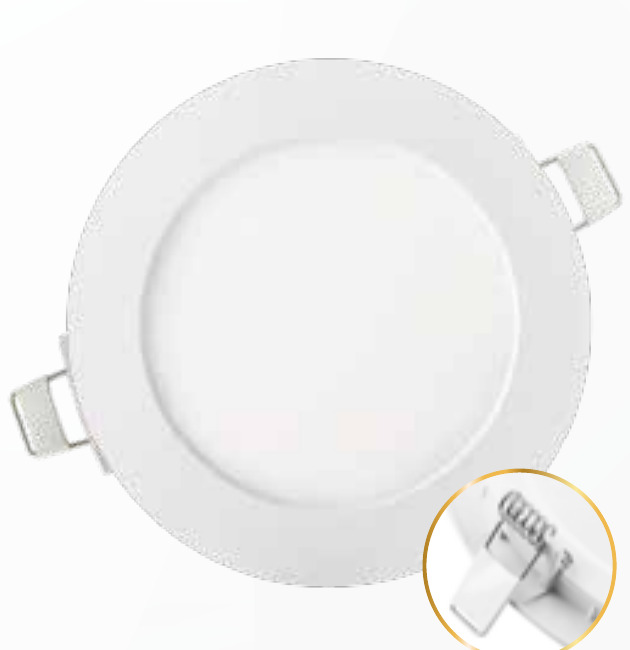 PANEL LED 3W 3500K INCRUSTAR REDONDO ZAFIRO