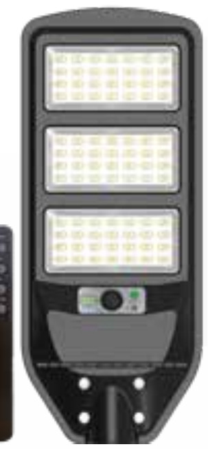 LUMINARIA SOLAR LED ALUMBRADO PUBLICO ZAFIRO 120W