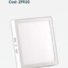 PANEL LED 18W 6500K SOBREPONE CUADRADO ZAFIRO