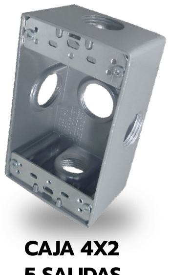CAJA 4X2 5 SALIDAS 1" RADWELL