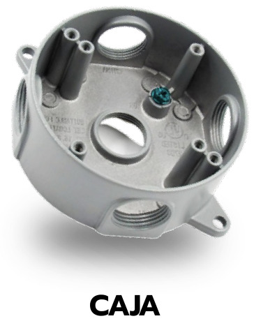 CAJA OCTAGONAL 5 SALIDAS 1/2" RADWELL