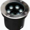 BALA LED PISO ZAFIRO 6W 3000K SATIN REDONDA