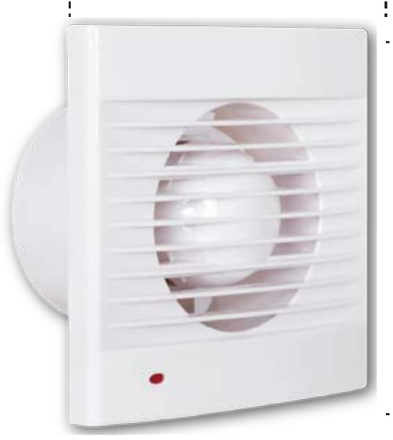 EXTRACTOR DE AIRE 4" ZAFIRO CON REJILLA BLANCO