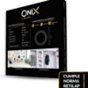 PANEL LED ONIX REDONDO 18W 8" SOBREPONER 6500K LUZ BLANCA