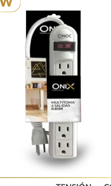 MULTITOMA ONIX 6 SALIDAS 0.85M CABLE