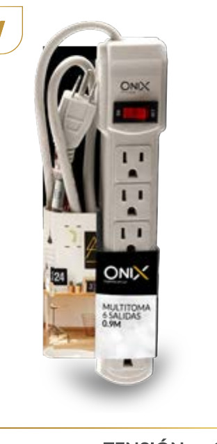 MULTITOMA ONIX 6 SALIDAS 3M CABLE C/SUPRESOR