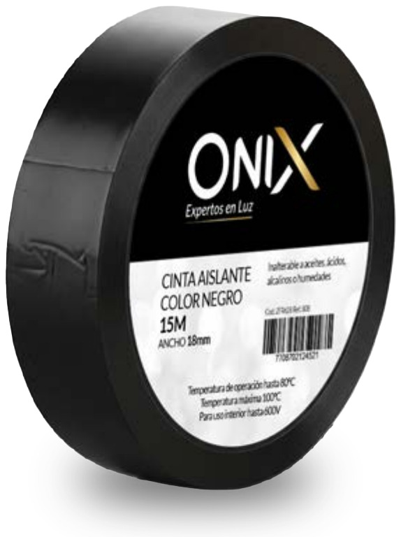 CINTA AISLANTE 15M NEGRA ONIX