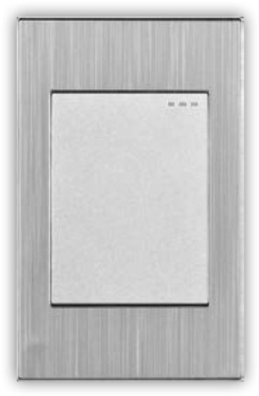 INTERRUPTOR SENCILLO CONMUTABLE DURFEN INOX
