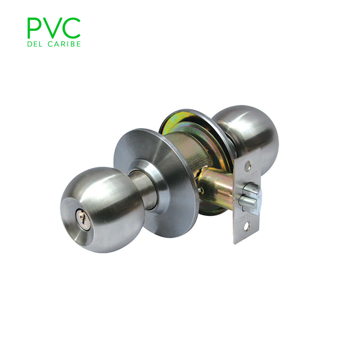 CHAPA BOLA ALCOBA P/METALICO UDUKE ACERO INOX (COLOR SATINADA)