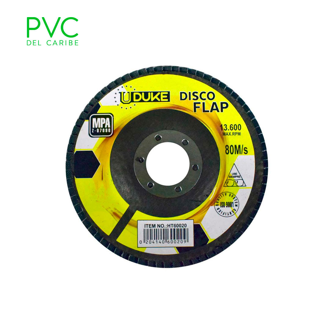 DISCO FLAP UDUKE 4 1/2 GRAMO 60 (115MM X 22MM)