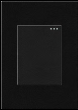INTERRUPTOR SENCILLO CONMUTABLE BLACK LUXURY