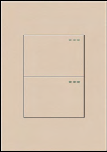 INTERRUPTOR DOBLE CONMUTABLE GOLDEN LUXURY