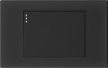 INTERRUPTOR SENCILLO CONMUTABLE MERCURY NEGRO MATE