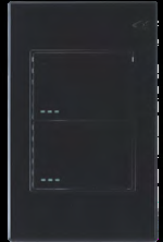 INTERRUPTOR DOBLE CONMUTABLE MERCURY NEGRO MATE