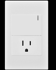 TOMA +INTERRUPTOR WHITE