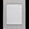 INTERRUPTOR STAINLESS SENCILLOS GRIS MERC