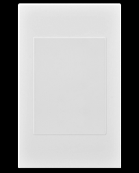 PLACA CIEGA WHITE