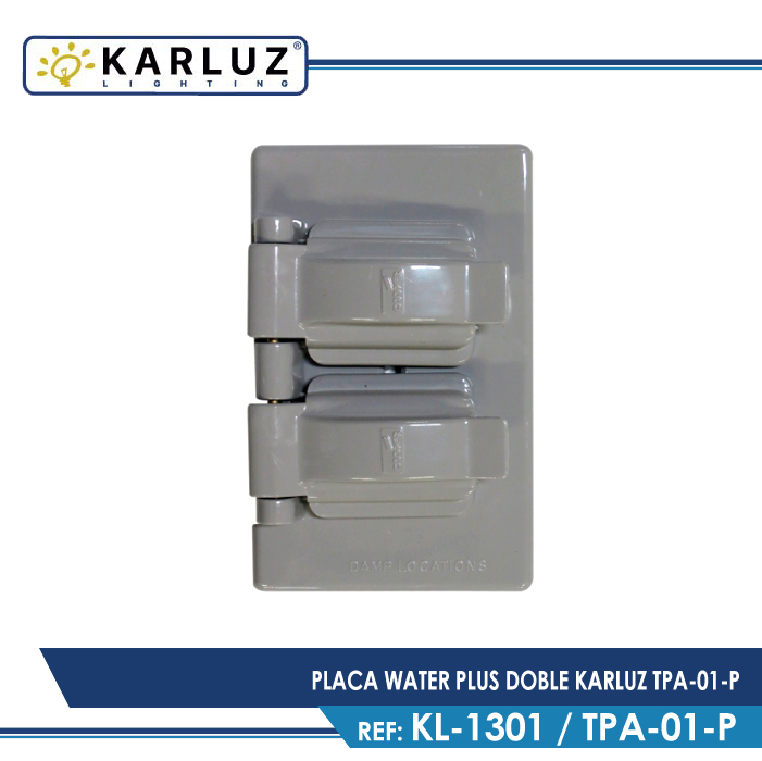 PLACA WATER PLUS DOBLE KARLUZ TPA 01 P