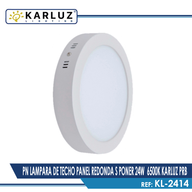 PANEL LED 24W S/P REDONDO KARLUZ 6500K
