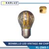 BOMBILLO LED 4W VINTAGE KARLUZ