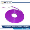 CINTA NEON FLEX MORADA 12V 5 MT KARLUZ