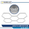 LAMPARA TIPO COLMENA 44CM 7W 6500K