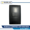 INTERRUPTOR SENCILLO CONMUTABLE S-LION KARLUZ NEGRA