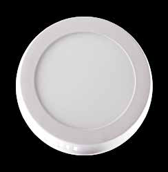 PANEL LED 12W 6500K SOBREPONER REDONDO ZAFIRO