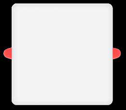 PANEL LED FRAMELESS 18W 6500K INCRUSTAR CUADRADO ZAFIRO