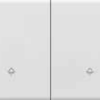 INTERUPTOR DOBLE ZAFIRO SMART BLANCA