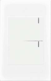 INTERRUPTOR DOBLE CONMUTABLE DURFEN WHITE DELUX